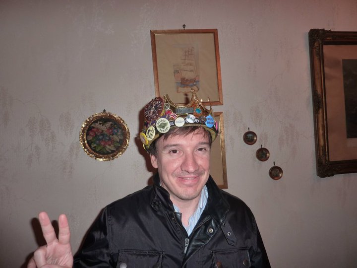 Photo of Andrea Bianco wearing the ROTM crown