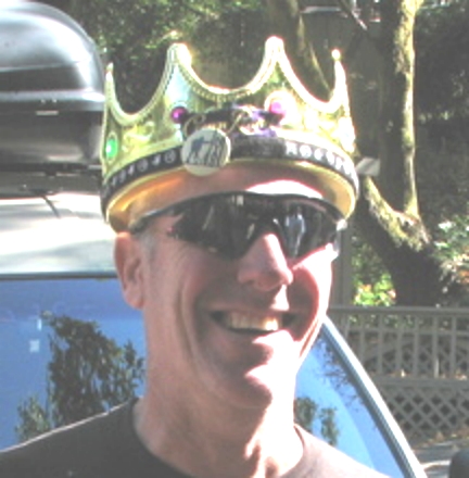 Photo of Arnold wearing the ROTM crown