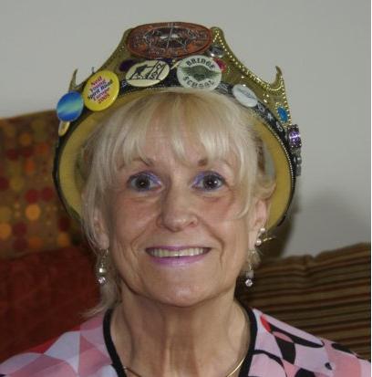 Photo of Carol wearing the ROTM crown