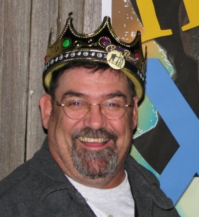 Photo of Jim wearing the ROTM crown