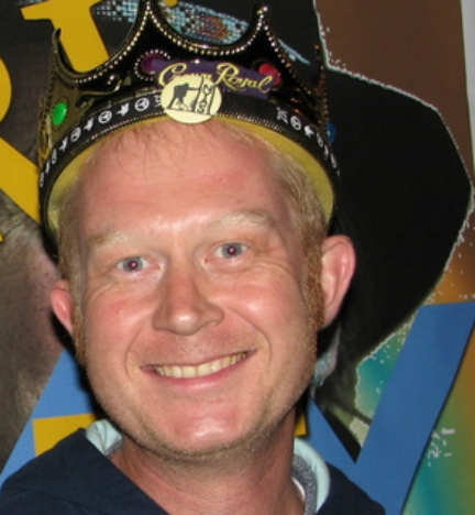 Photo of Joost wearing the ROTM crown