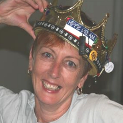 Photo of Karen wearing the ROTM crown