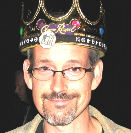 Photo of Kurt wearing the ROTM crown