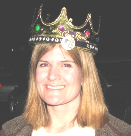 Photo of Laurie wearing the ROTM crown