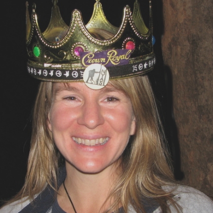 Photo of Lisa wearing the ROTM crown
