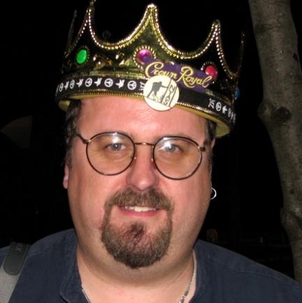 Photo of Paul wearing the ROTM crown