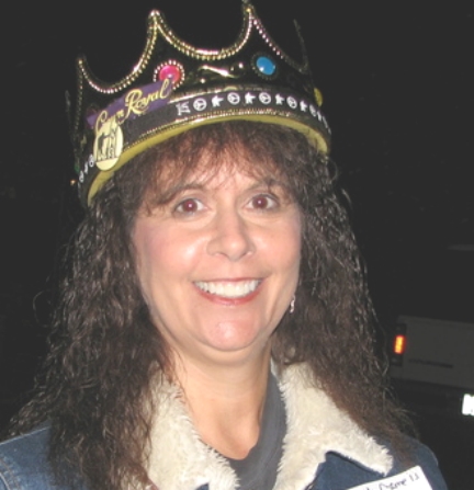 Photo of Pauline wearing the ROTM crown