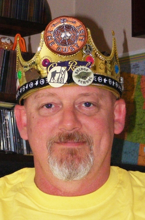 Photo of Rick wearing the ROTM crown