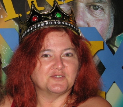 Photo of Sheila wearing the ROTM crown